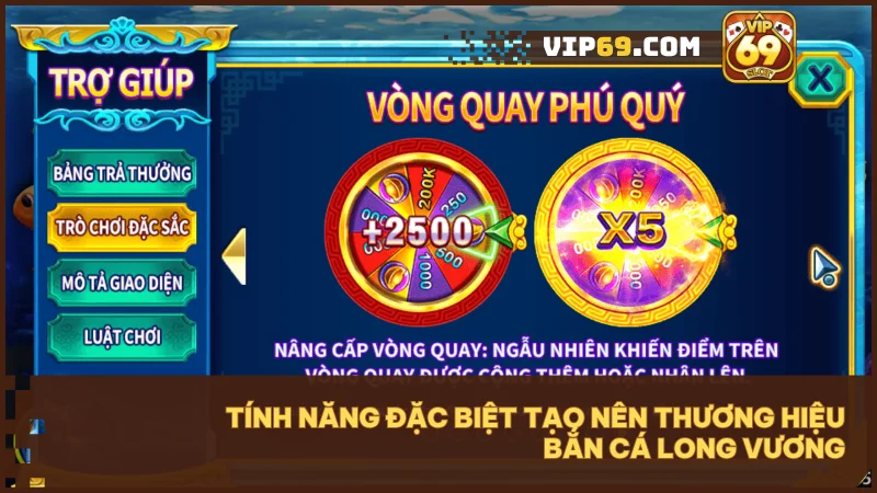 Loạt tính năng pháo băng giá, boss rồng và mini game giúp tăng cơ hội trúng lớn mỗi ván chơi.