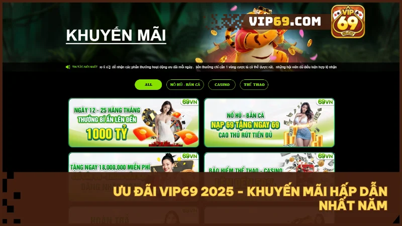Khuyến mãi đa dạng: thưởng nạp, hoàn trả, ưu đãi lễ tết, hoa hồng đại lý.